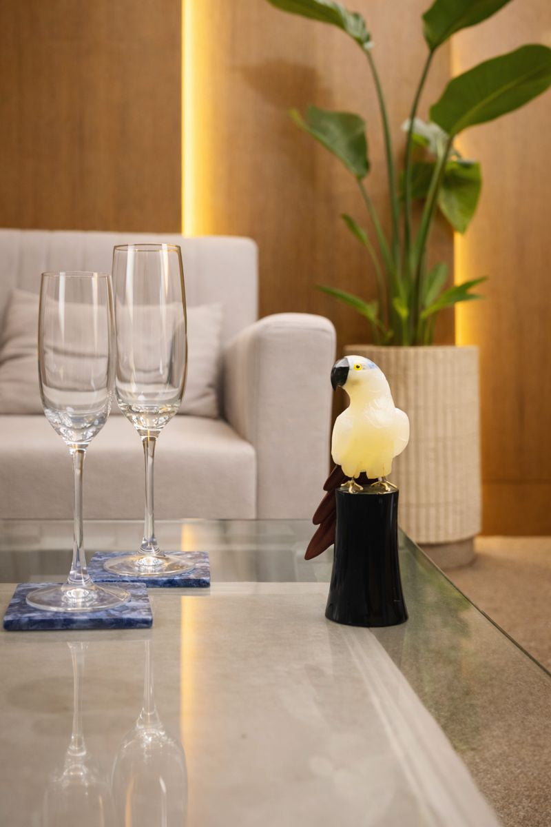 Gemstone Bird Décor Accent