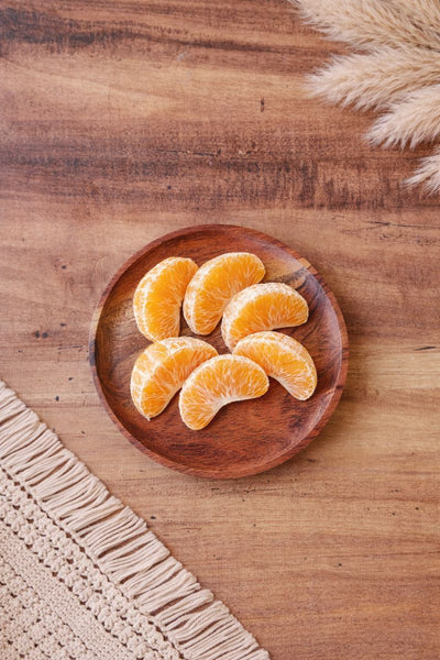 Round Wooden Plate - Acacia Serveware & Décor