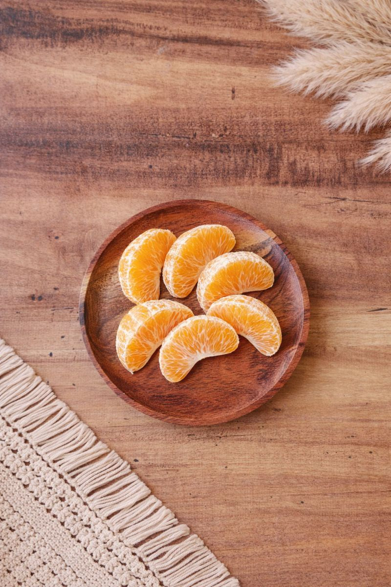 Round Wooden Plate - Acacia Serveware & Décor