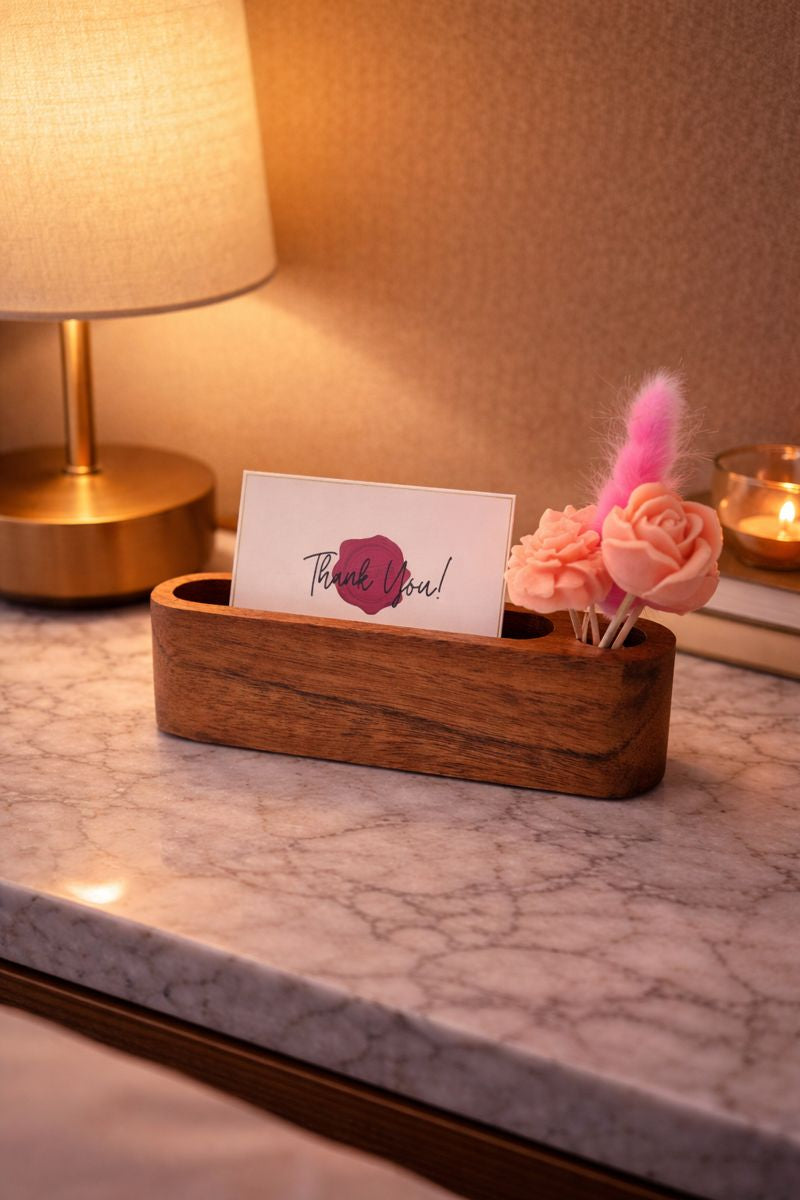 Happy Anniversary Marble Décor Candle Bouquet - Celebration Gift Set