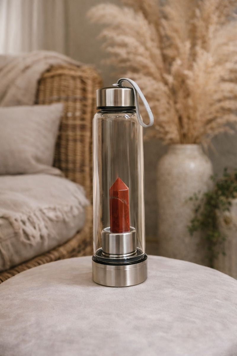 Unique crystal water bottle