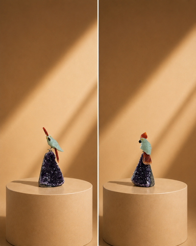 Gemstone Bird Décor