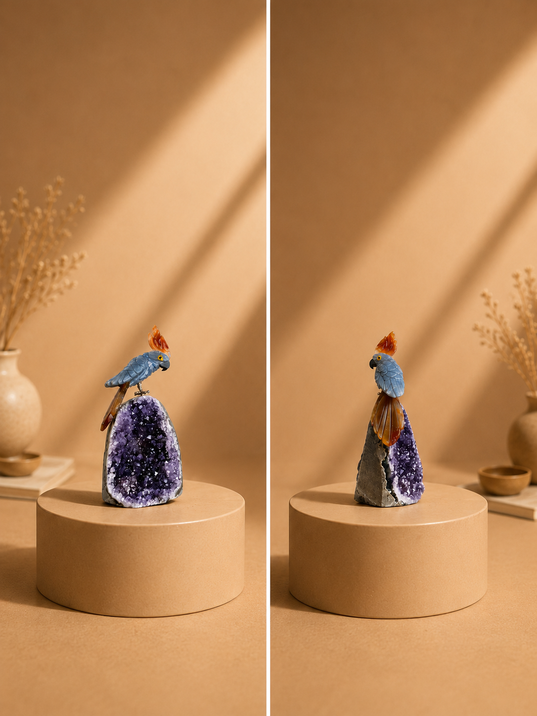 Natural Gemstone Bird