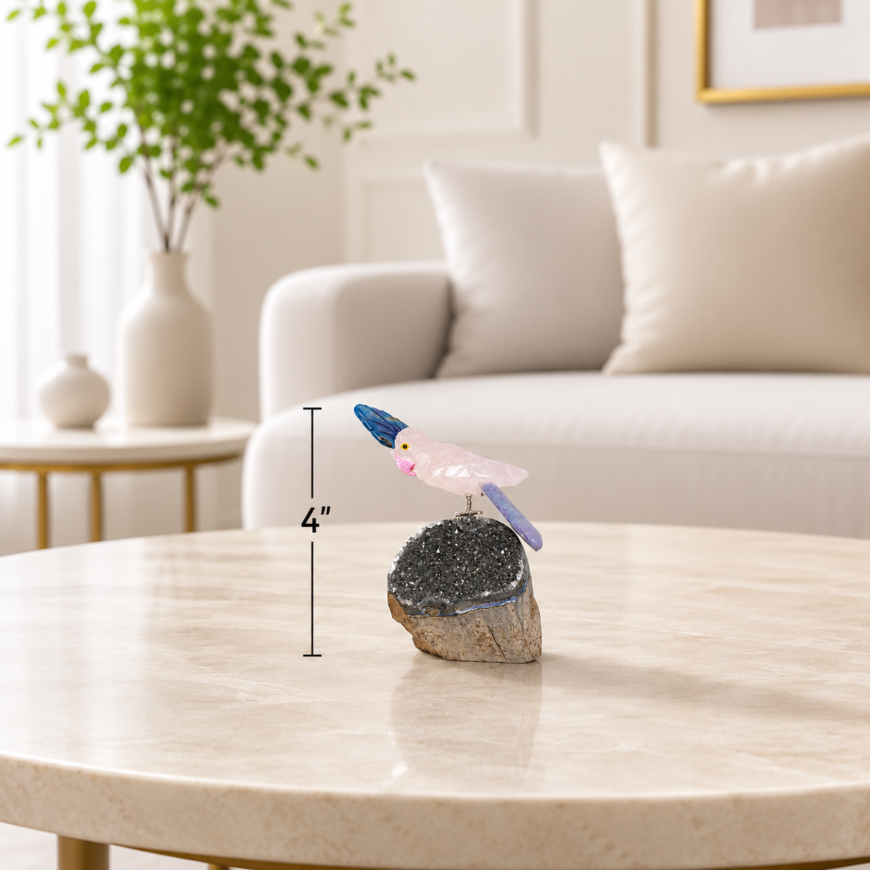 Gemstone Humming Bird Décor