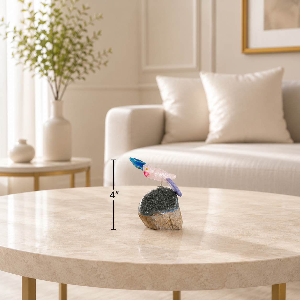 Gemstone Humming Bird Décor