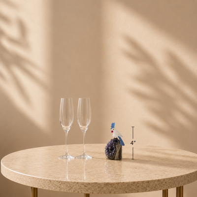 Gemstone Bird Statement Décor