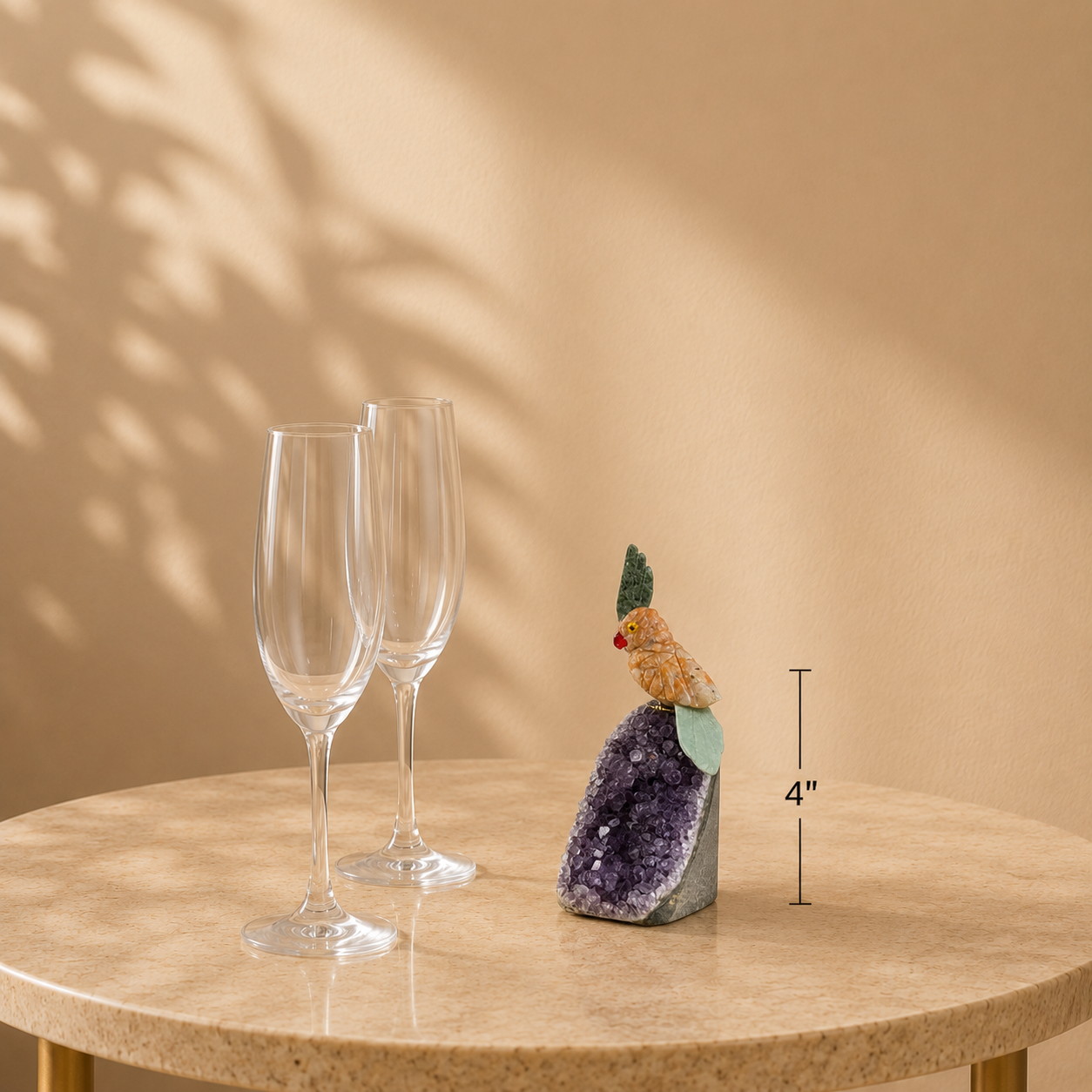 Gemstone Bird Décor Accent