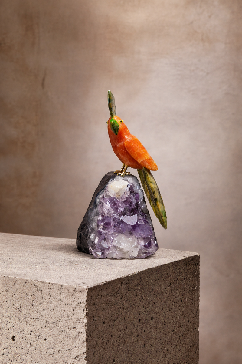 Natural Gemstone Bird