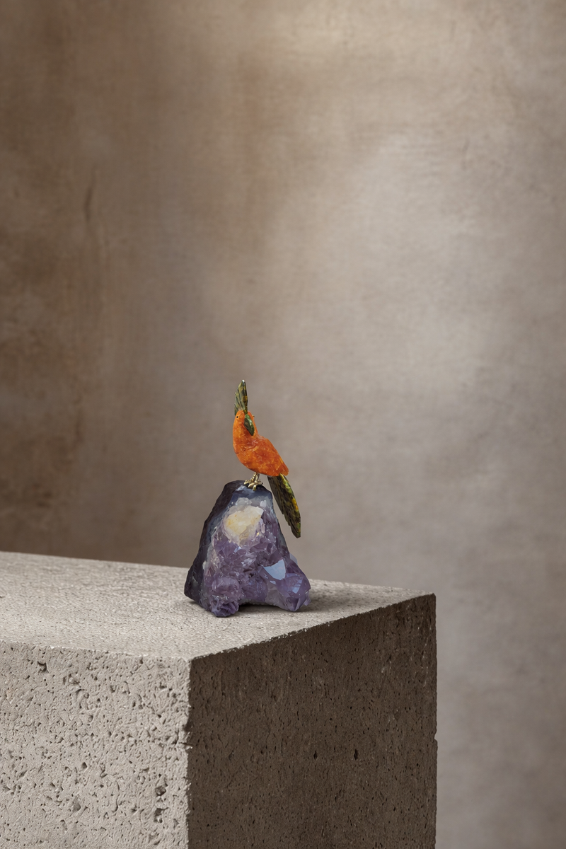 Natural Gemstone Bird