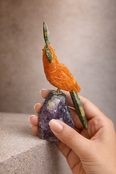 Natural Gemstone Bird