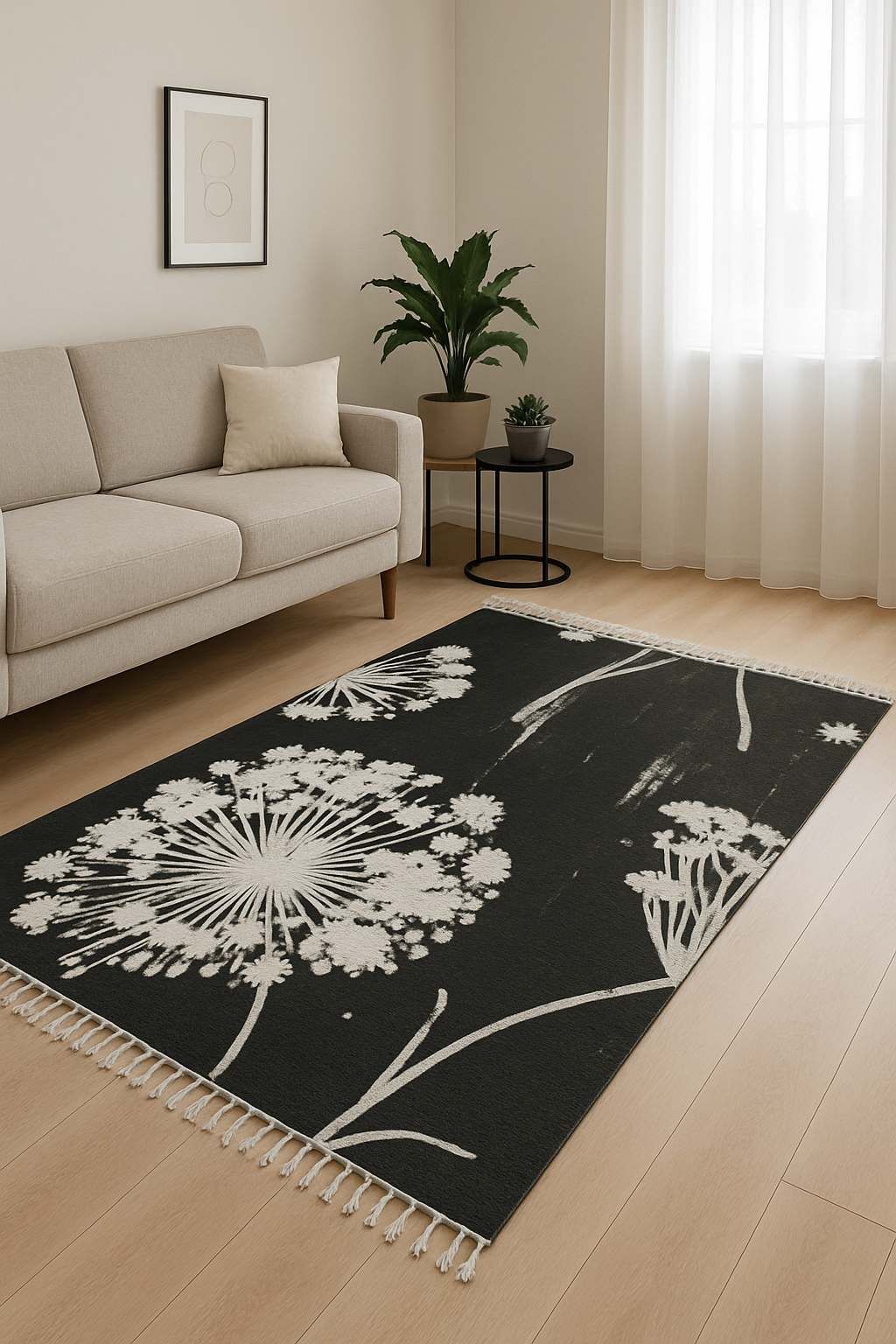 Dusty Bloom Printed Rug