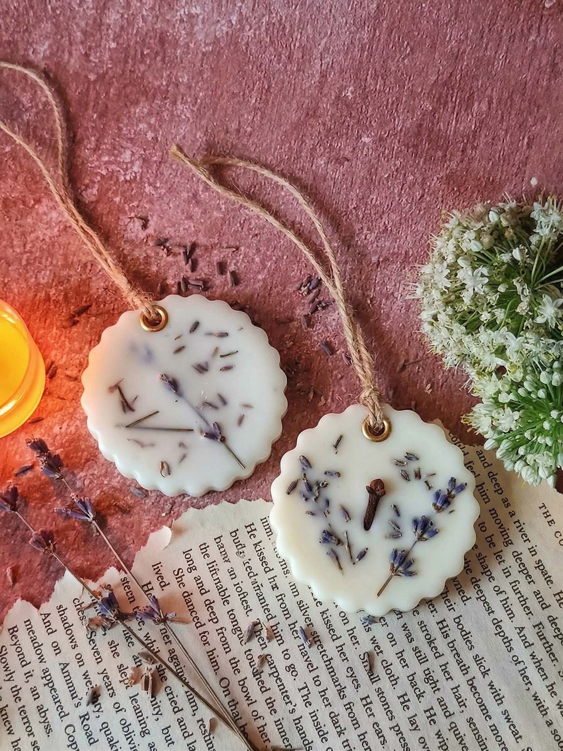 Scented Wax Sachet Circle Frame - Lavender