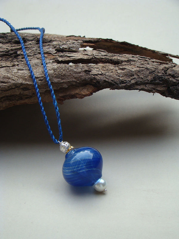 Classic Charm - Necklace Blue -R