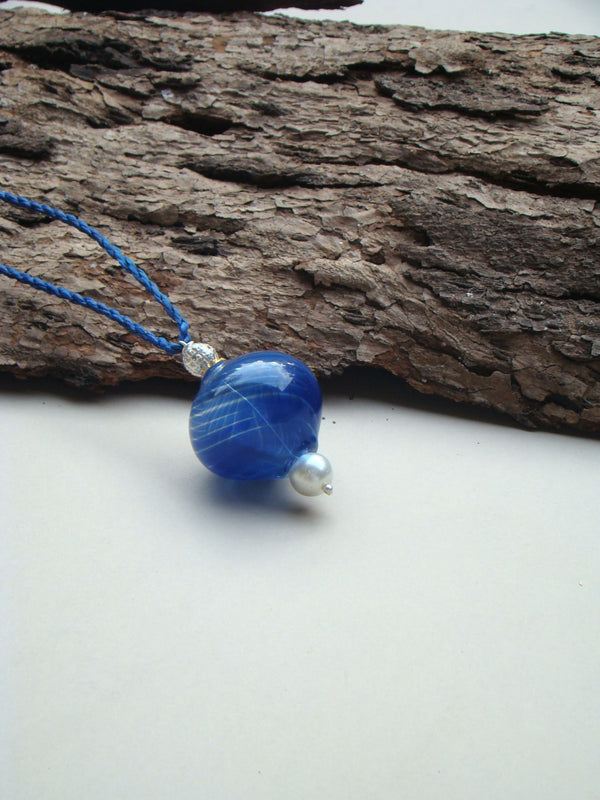 Classic Charm - Necklace Blue -R