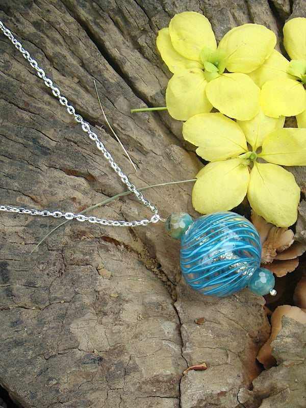 Classic Charm Necklace Blue