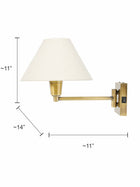 Classy Swivel Antique Bedside Wall Sconce