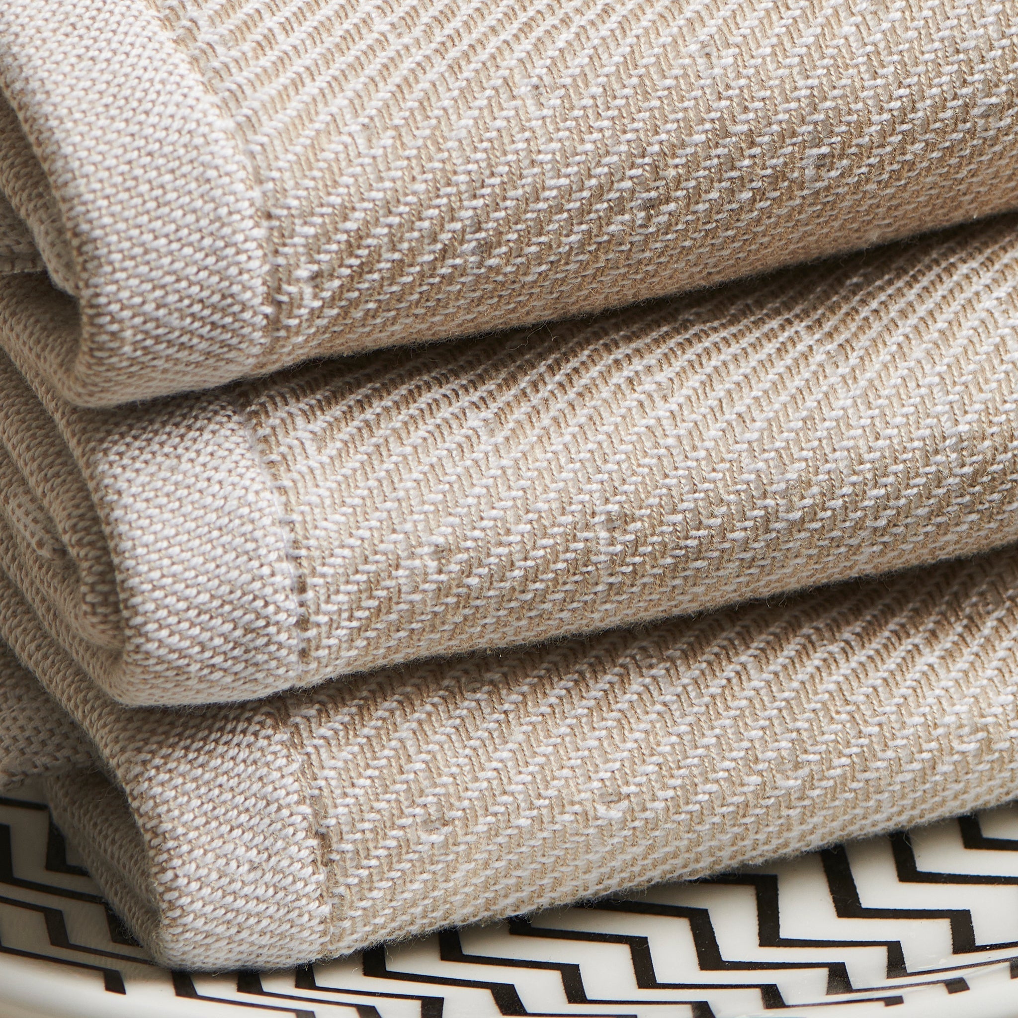 Clay | Cotton Bamboo | Hammam Terry | Face Towels - Set of 2