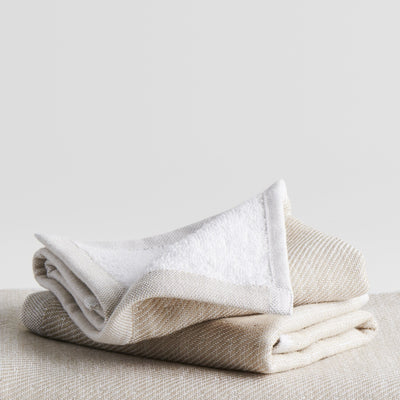Clay | Cotton Bamboo | Hammam Terry | Face Towels - Set of 2