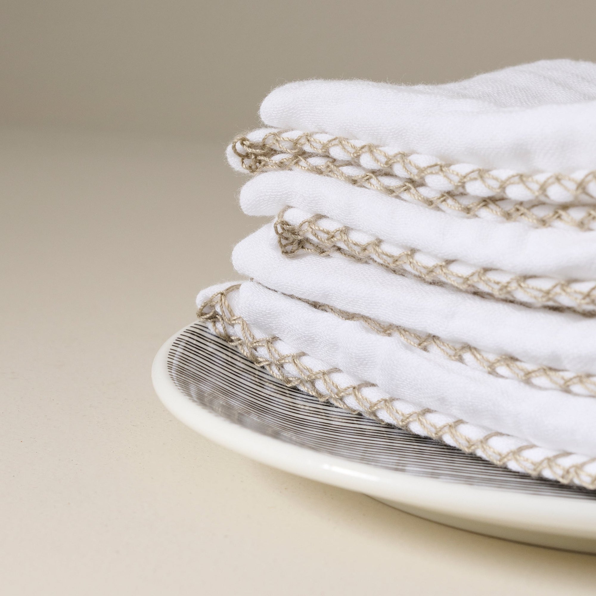 Clay | Cotton Gauze | Face Towels - Set of 2