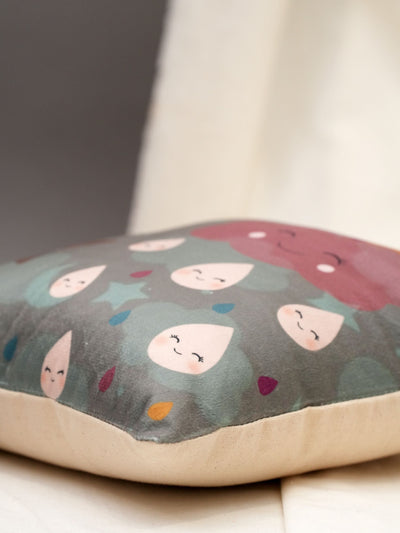 Cloudy Smile Cushion Cover