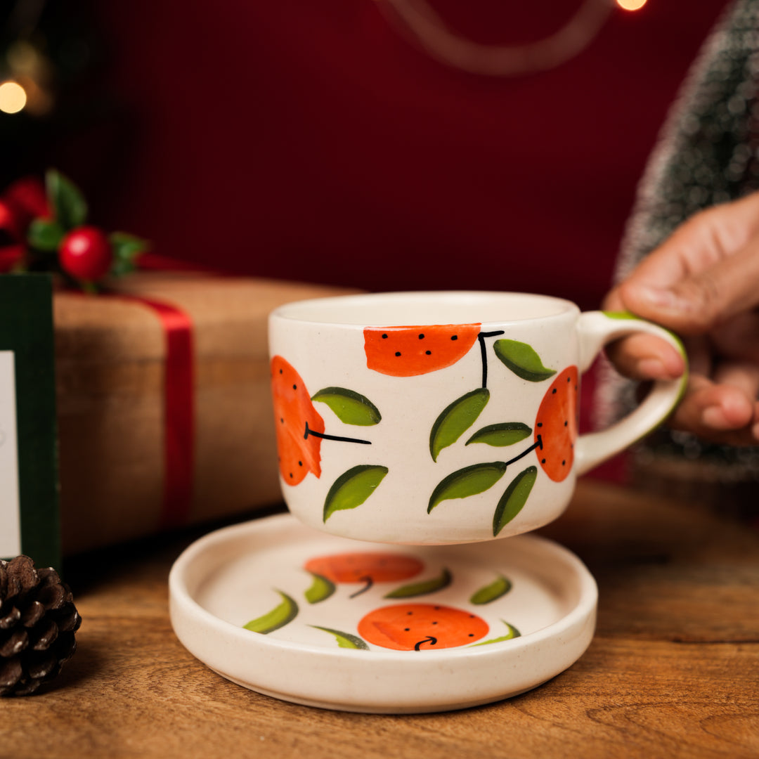 Citrus Delight Cup & Saucer Set