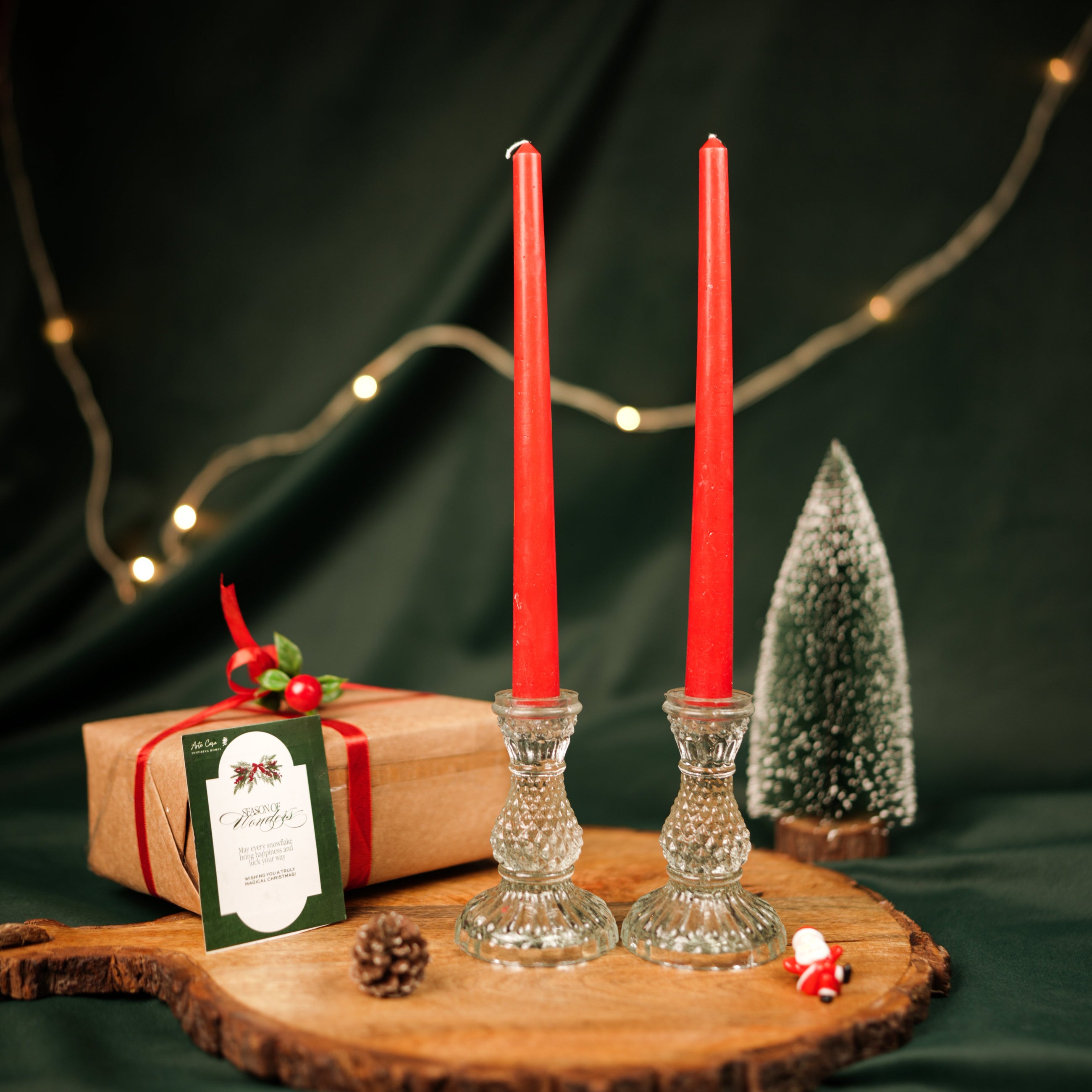 Glass Glow Candle Stand