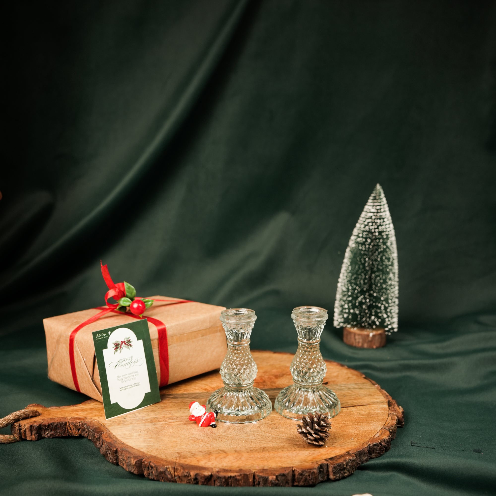 Glass Glow Candle Stand