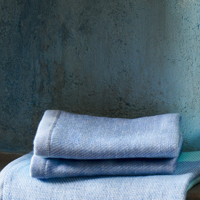 Cobalt | Cotton| Hammam Terry | Face towels - Set of 2