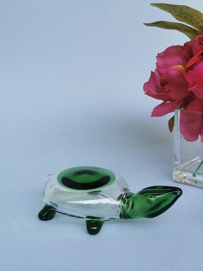 Collectible Glass Art Turtles- Jade