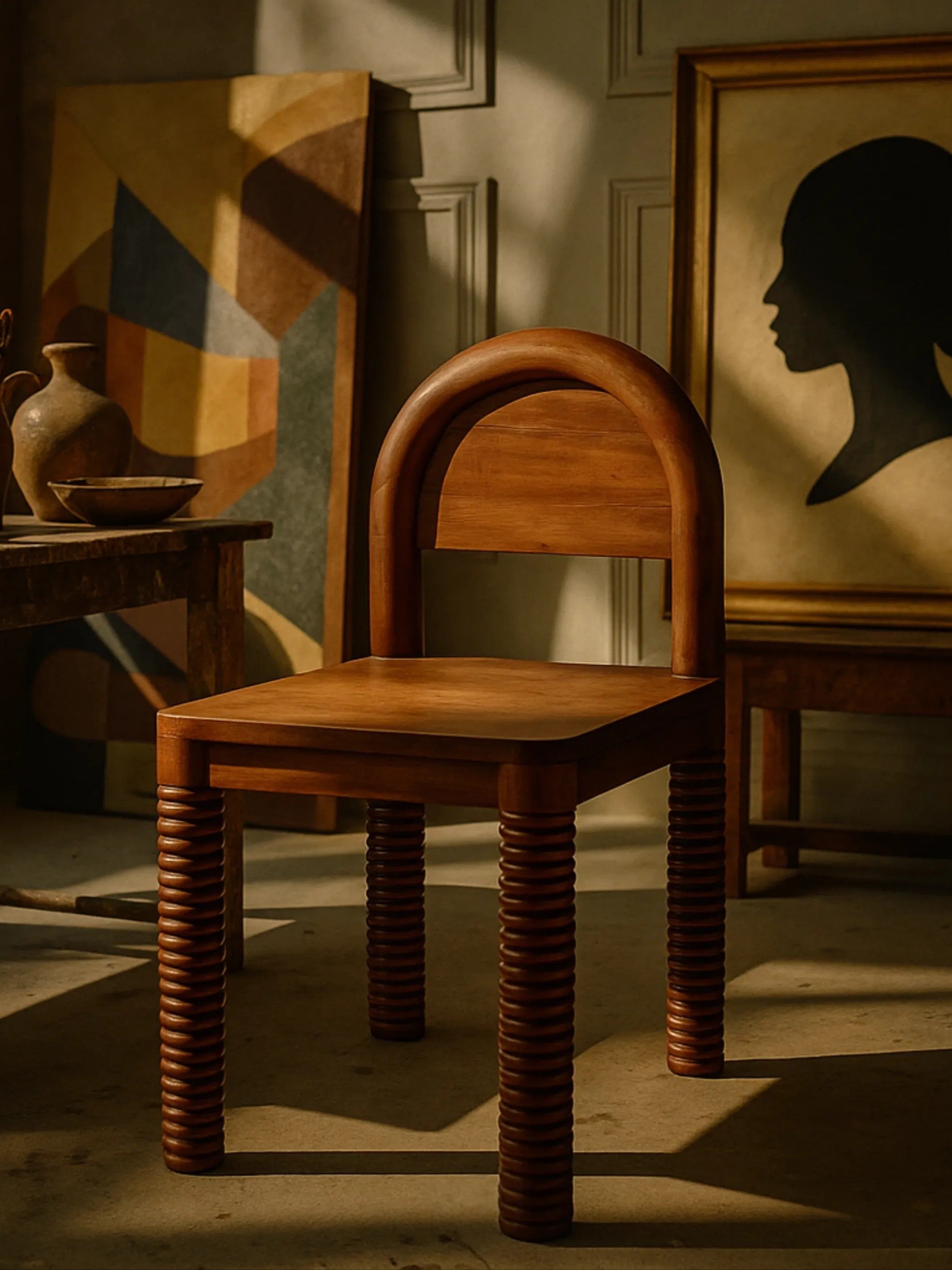 Column Rib Dining Chair - Product Image 