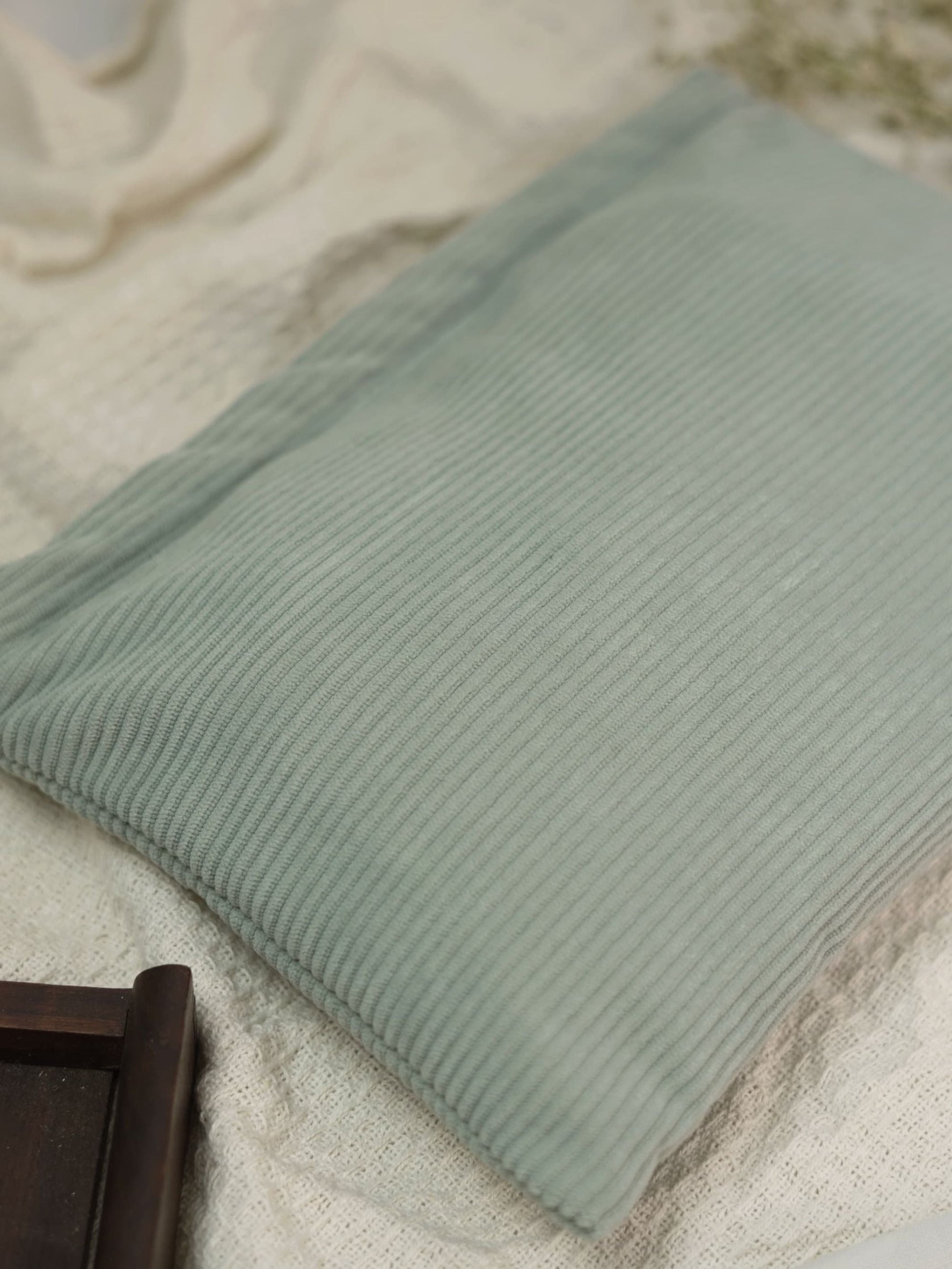 Courdroy Pouch Large - Sage