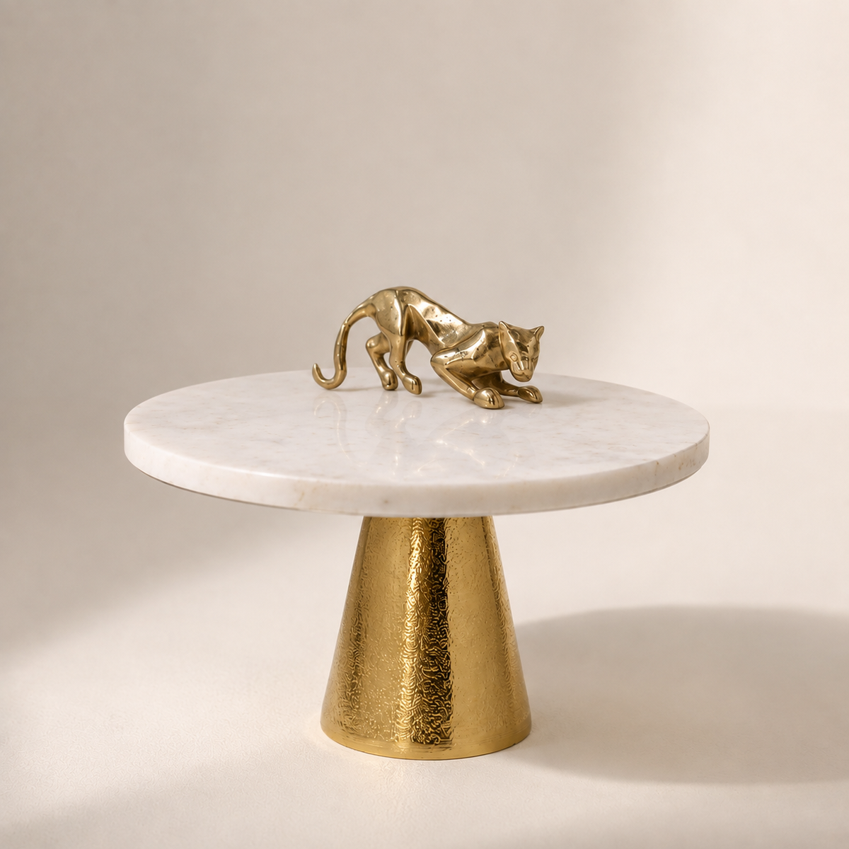 Feral Luxe - Brass Handmade Cake Stand