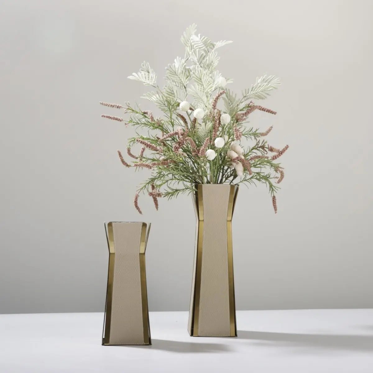 Crema Nordic Vase - Short
