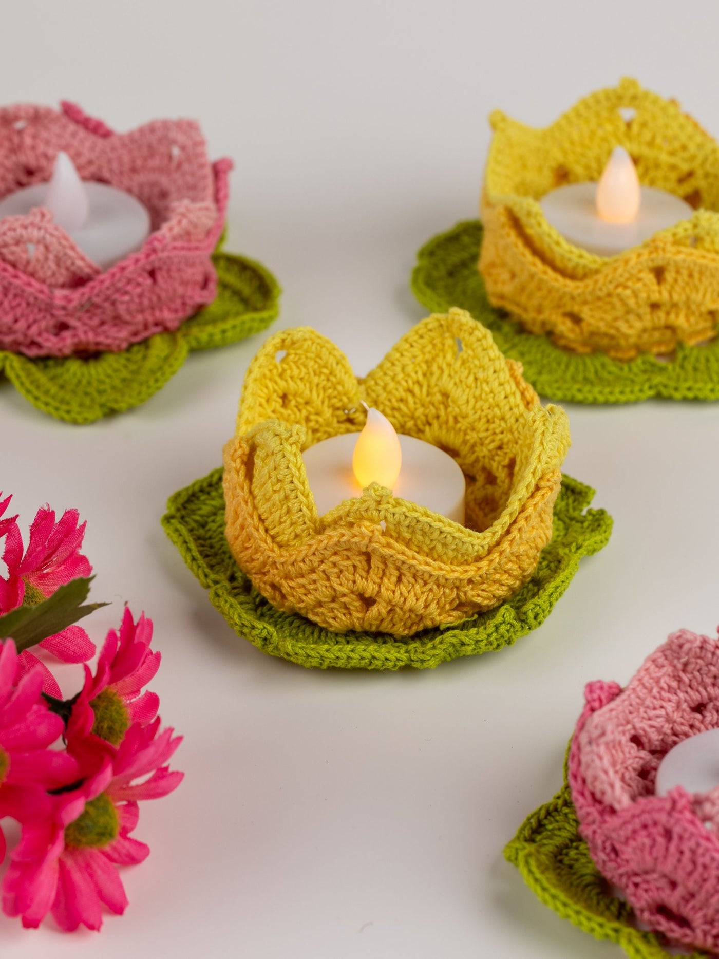 Crochet Tealight Holder