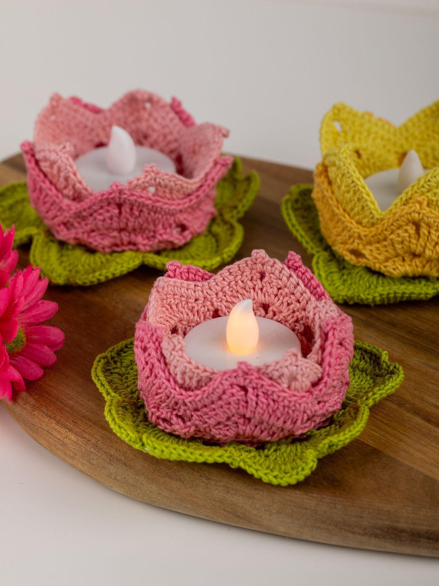 Crochet Tealight Holder