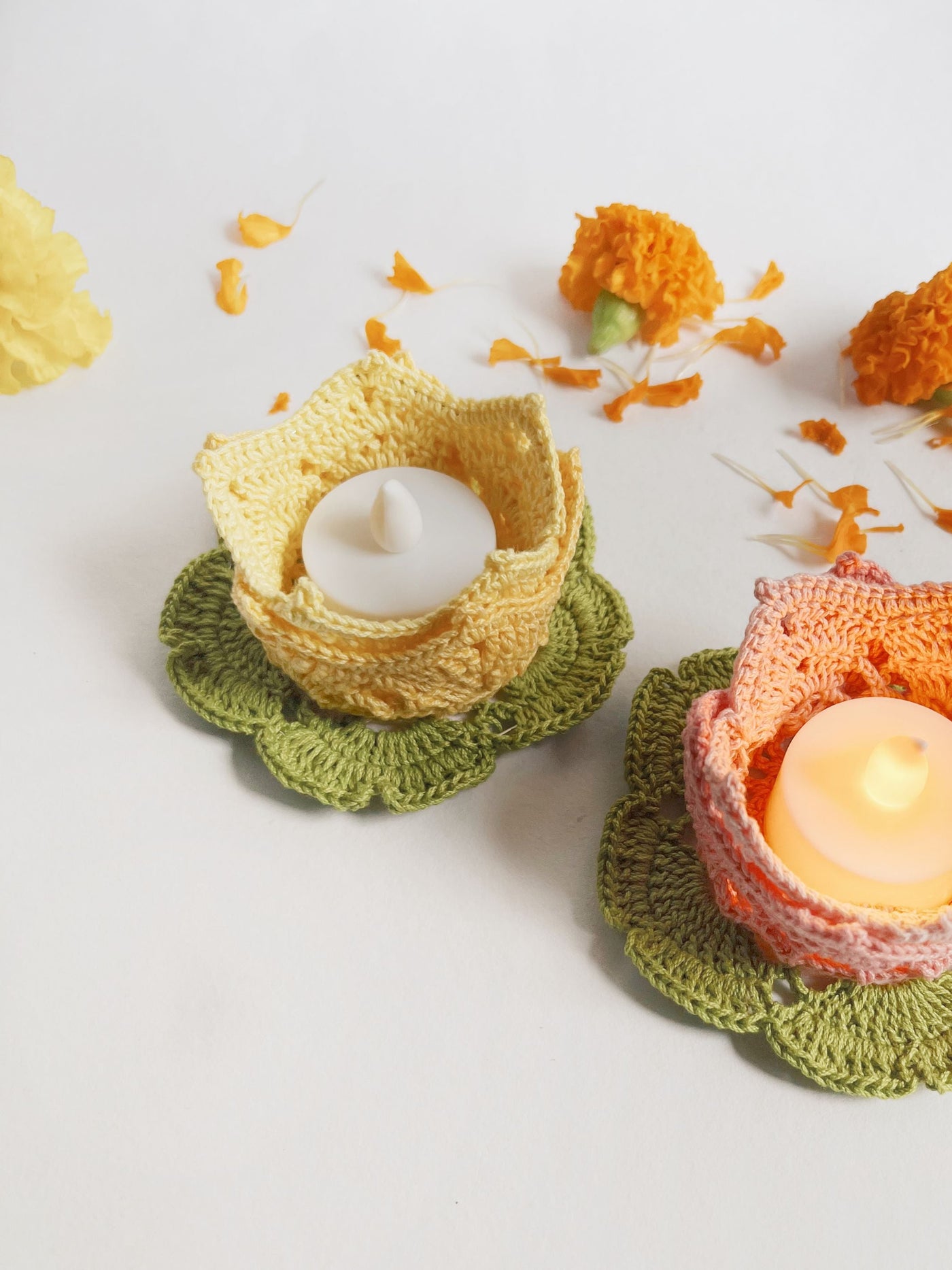 Crochet Tealight Holder