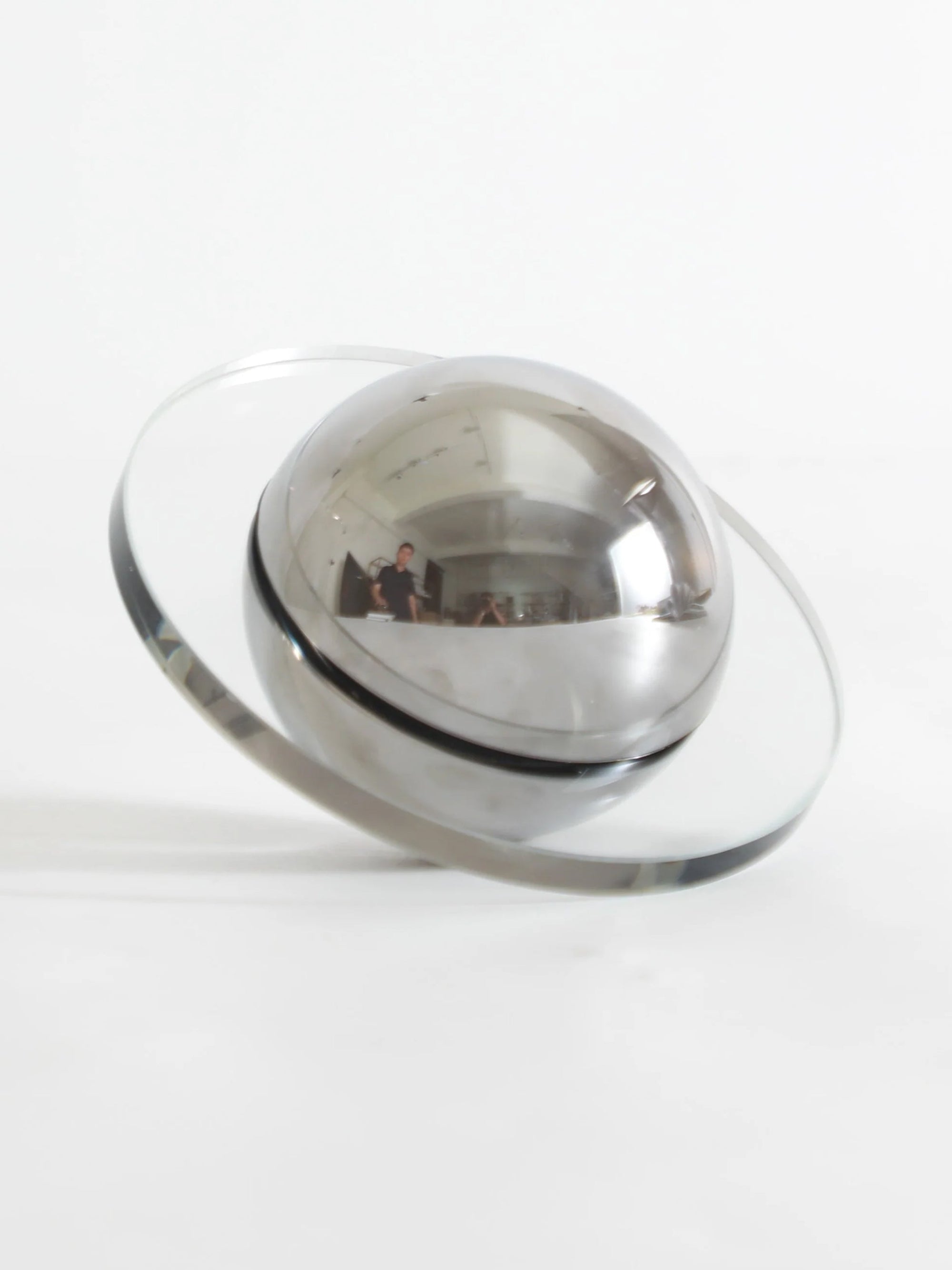 Crystal Airship Decor Object - Smoky Grey