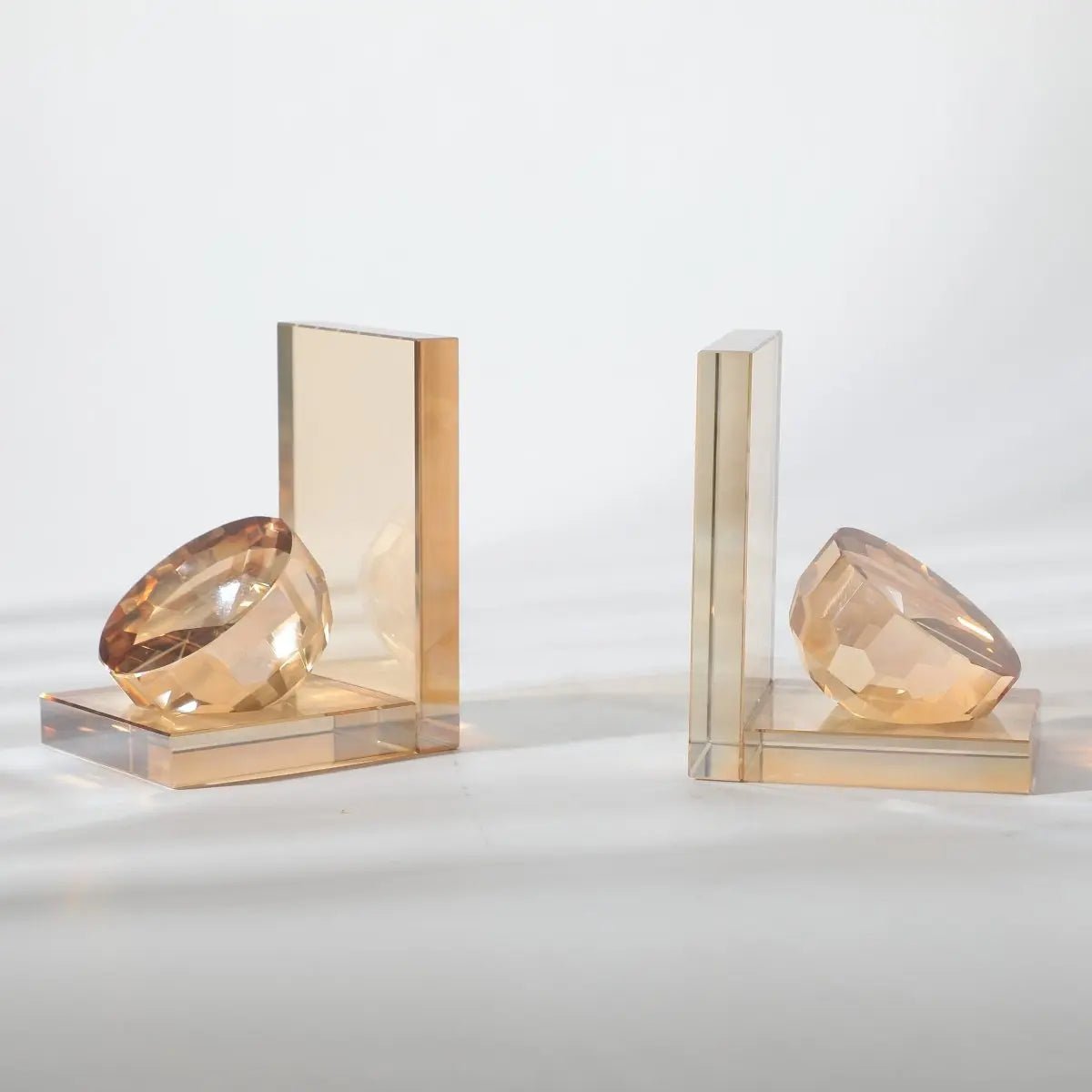 Crystal Bookends