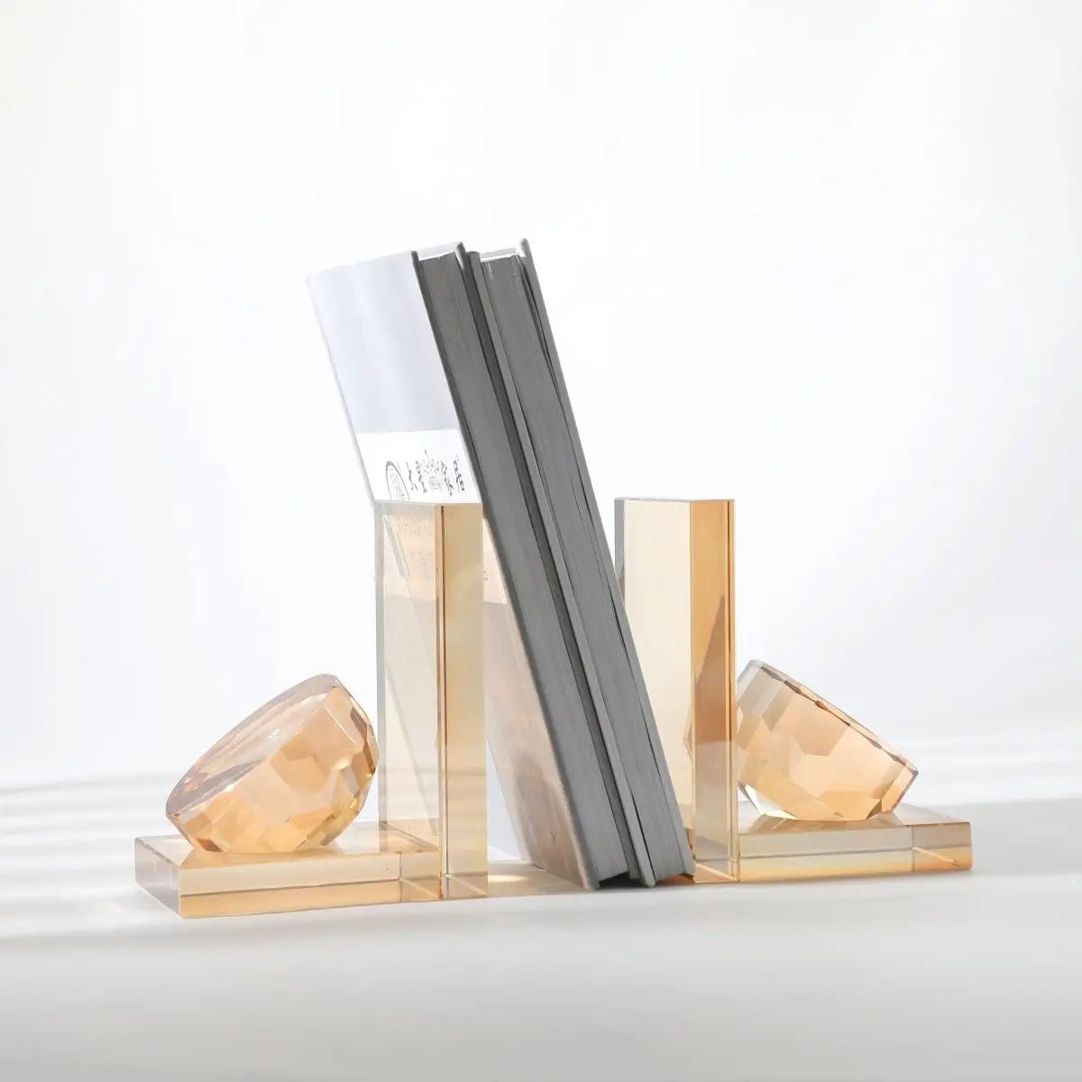 Crystal Bookends
