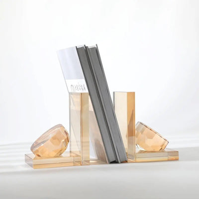 Crystal Bookends