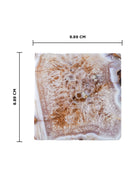 Crystal Agate Stone Coaster Set of 2
