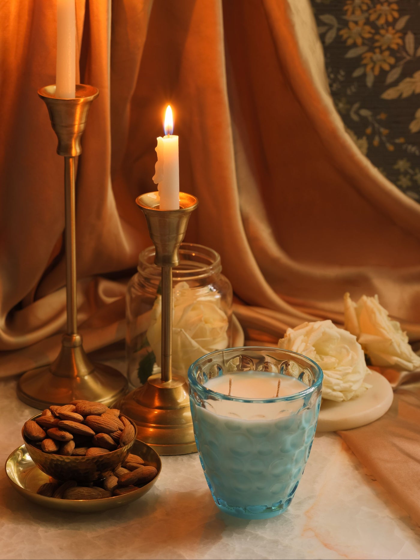 Crystal Glacier Turquoise Candle