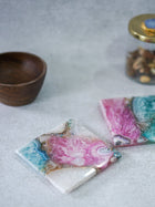 Crystal Agate Stone Coaster Set of 2