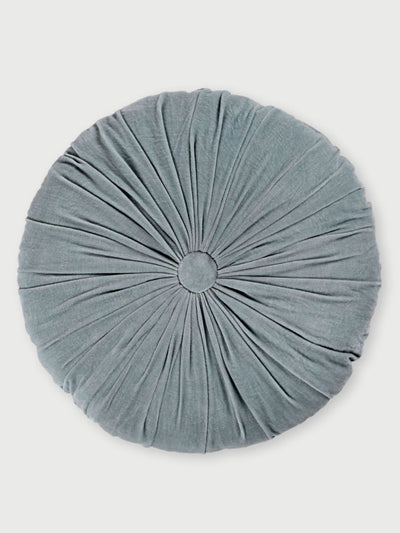 Cuddle Duck Egg Velvet Round Cushion