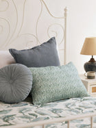 Cuddle Duck Egg Velvet Round Cushion