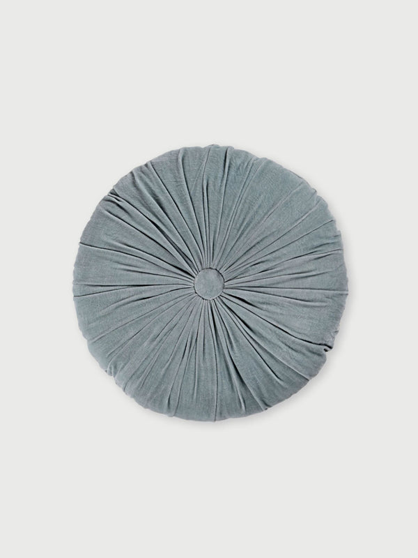 Cuddle Duck Egg Velvet Round Cushion