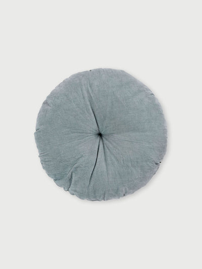 Cuddle Duck Egg Velvet Round Cushion