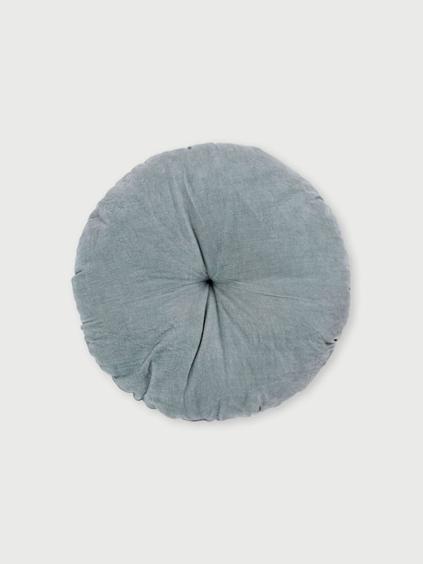 Cuddle Duck Egg Velvet Round Cushion