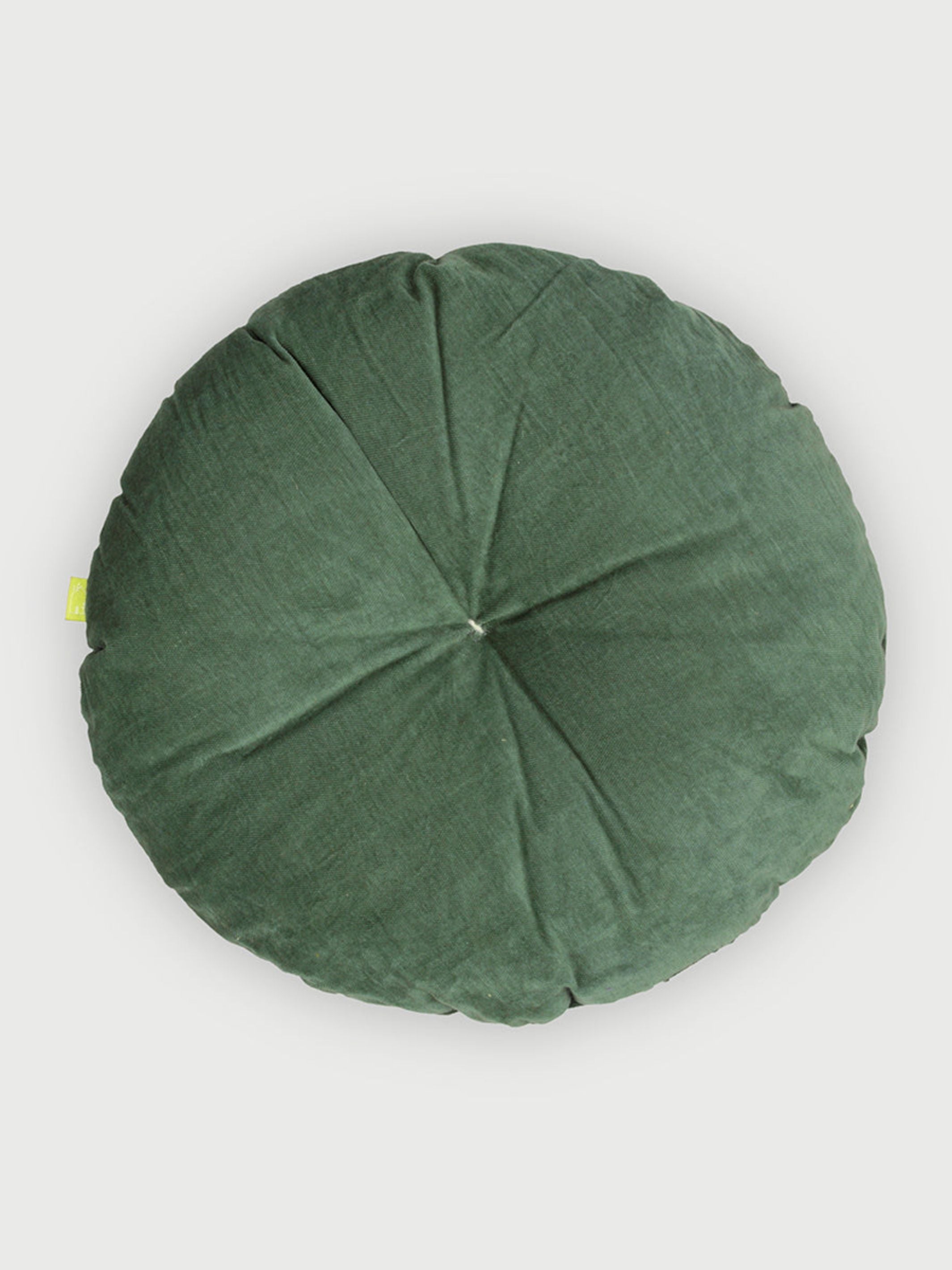 Cuddle Eucalyptus Velvet  Round Cushion