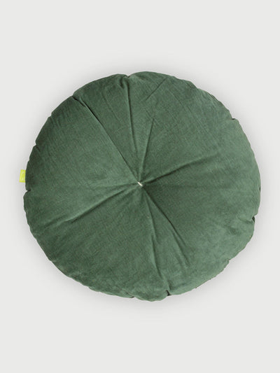 Cuddle Eucalyptus Velvet  Round Cushion